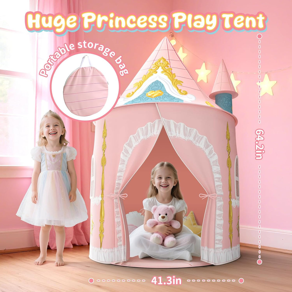 Skirfy Tienda de Juego para Niñas Niñas Pequeñas Tiendas de Princes...