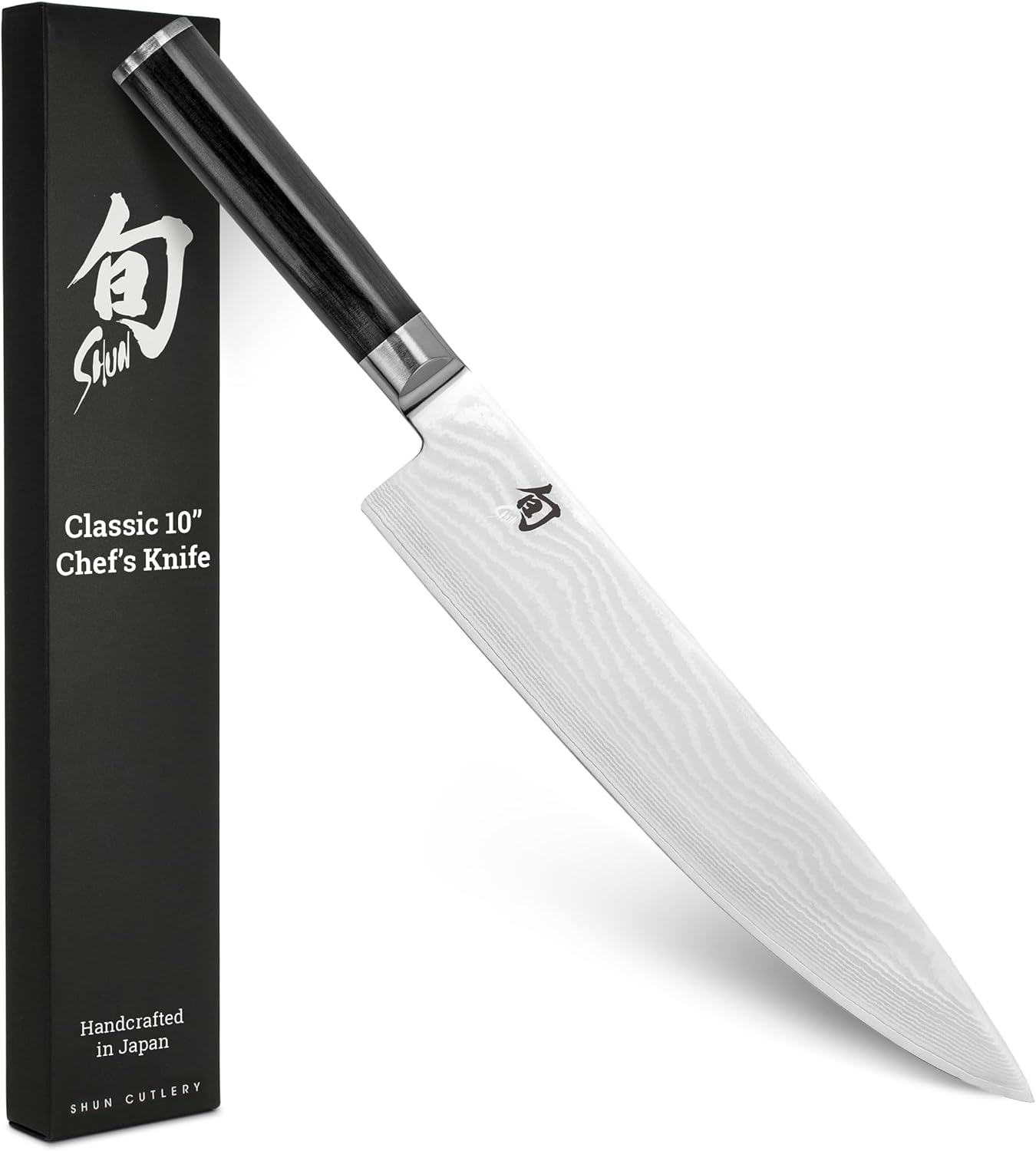Shun cuchillo clásico para chef, 10 pulgadas, Negro | Cuchillo de c...