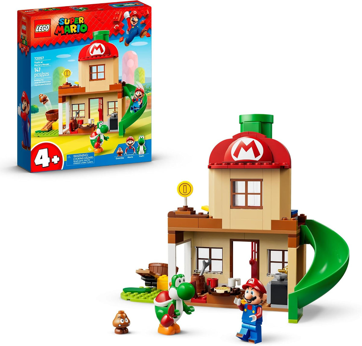 LEGO Super Mario Yoshi en casa de Mario 72057 | Juguete de construc...