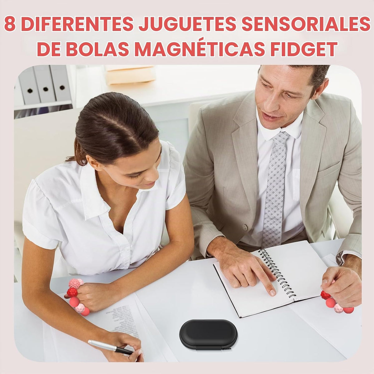 Pelotas magnéticas para adultos y adolescentes, juguetes silencioso...