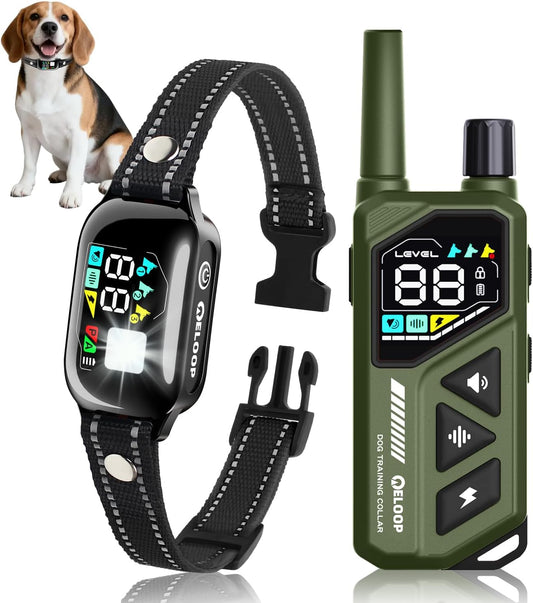 ELOOP Collar de choque para perros \u2013 Collar de entrenamiento d...