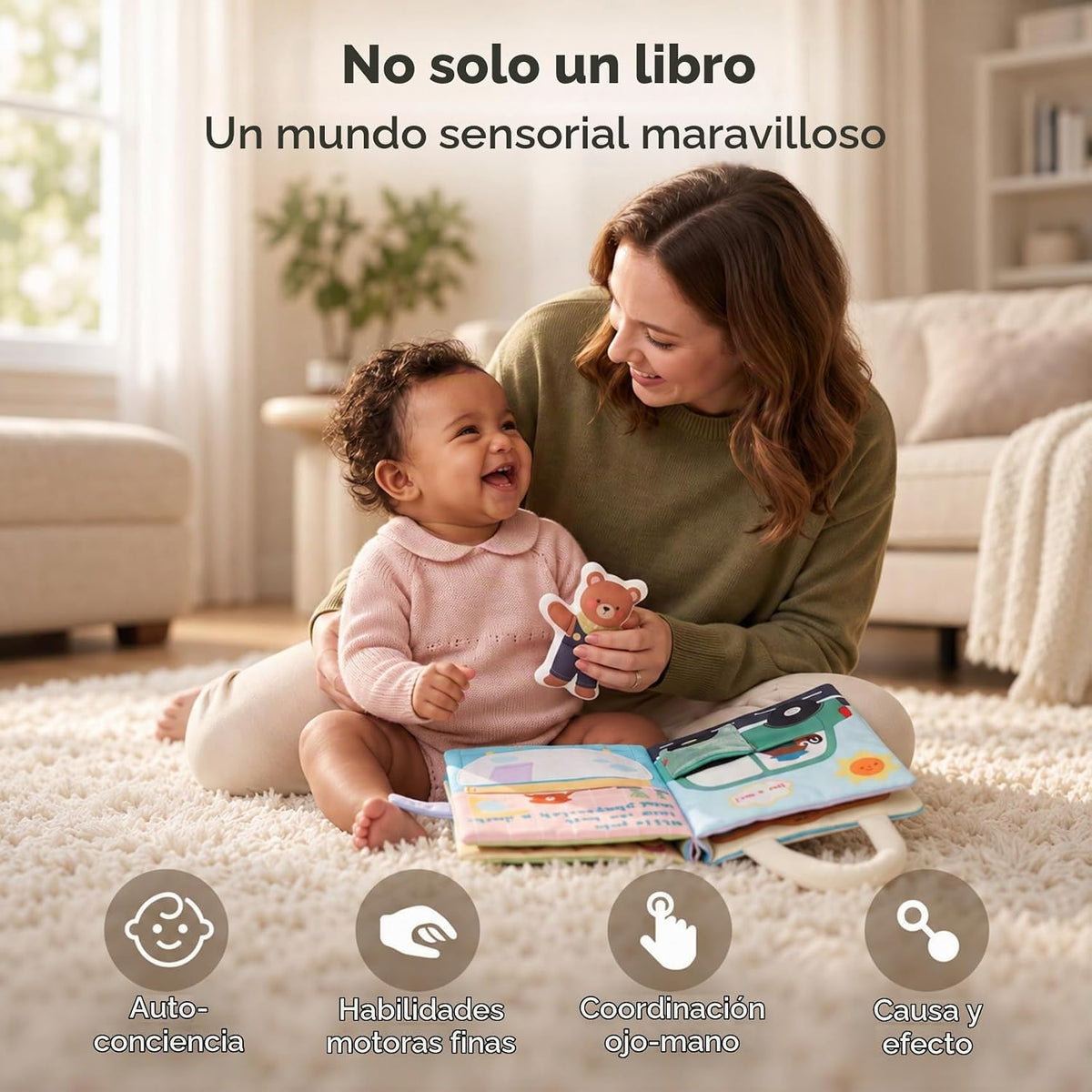 let's make Libro de actividades para bebés de 6 a 12 meses, sua...