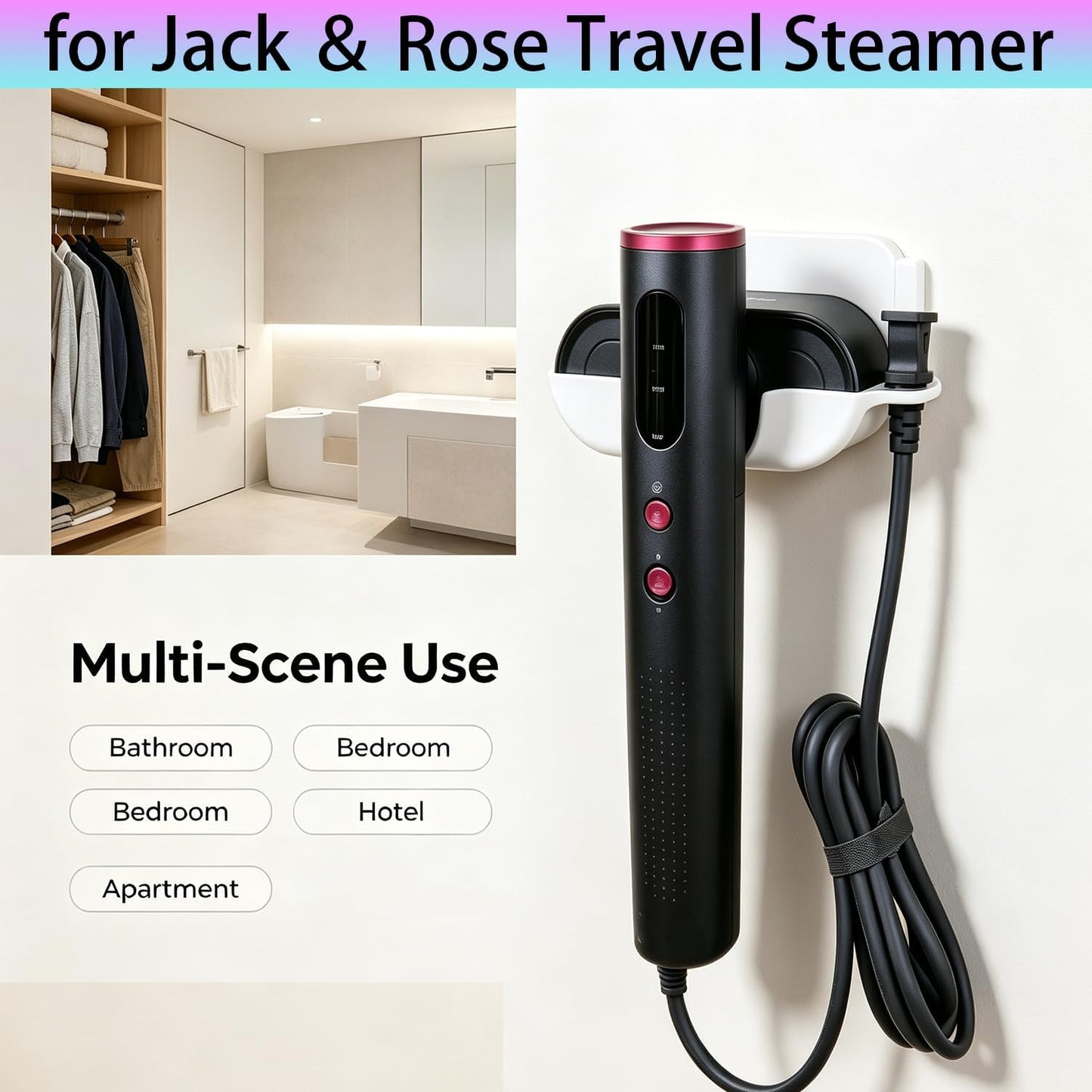 Soporte de pared para tabla de planchar para Jack &amp; Rose Travel...