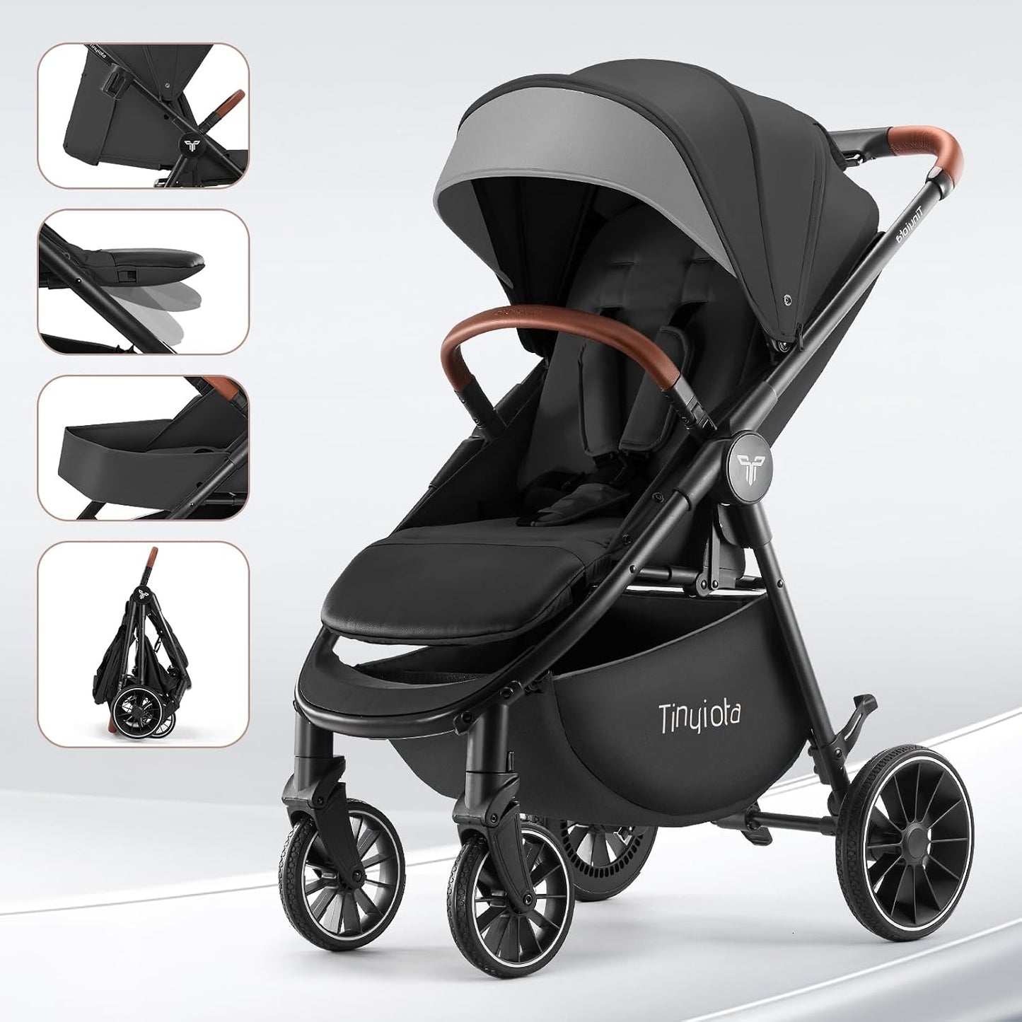 Cochecito Tinyiota para bebés, cochecitos para niños pequeños con g...
