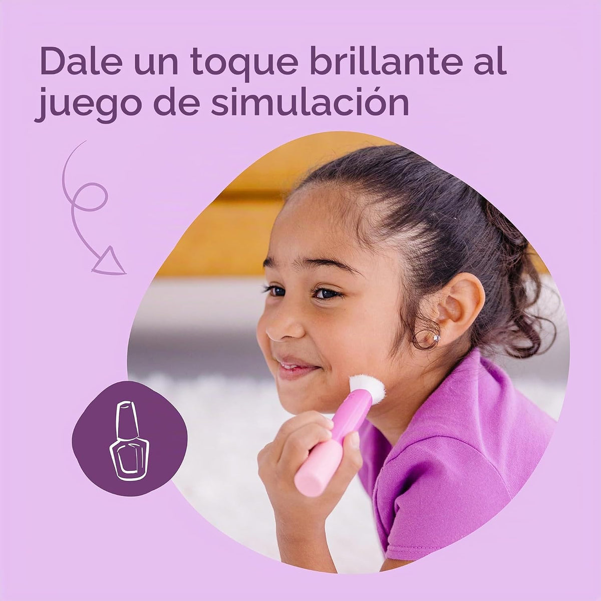 Melissa &amp; Doug Juego de madera para salón de belleza, tocador d...