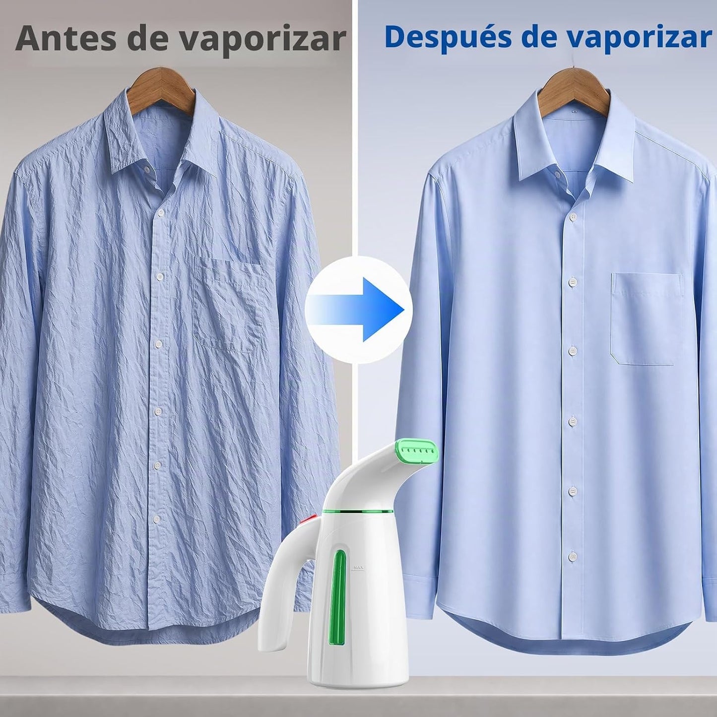 OGHom Vaporizador portátil para ropa, vaporizador portátil para rop...
