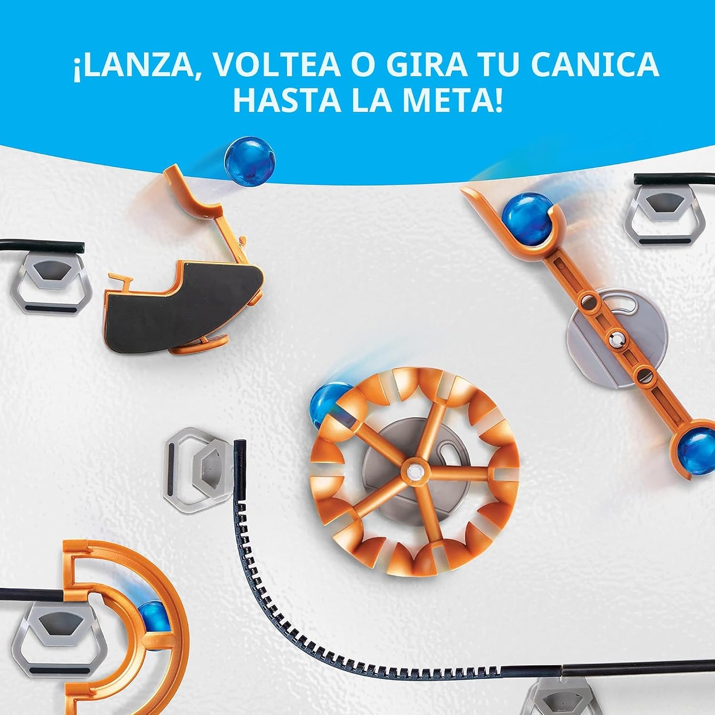 National Geographic Magnetic Marble Run - Juego de construcción STE...
