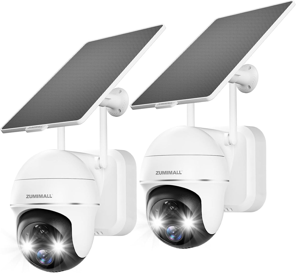 ZUMIMALL Cámaras de seguridad inalámbricas para exteriores, paquete...