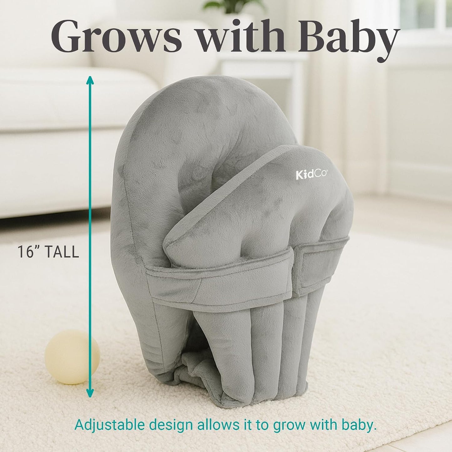 KidCo HuggaPod - Asiento de bebé portátil para asiento de bebé, asi...