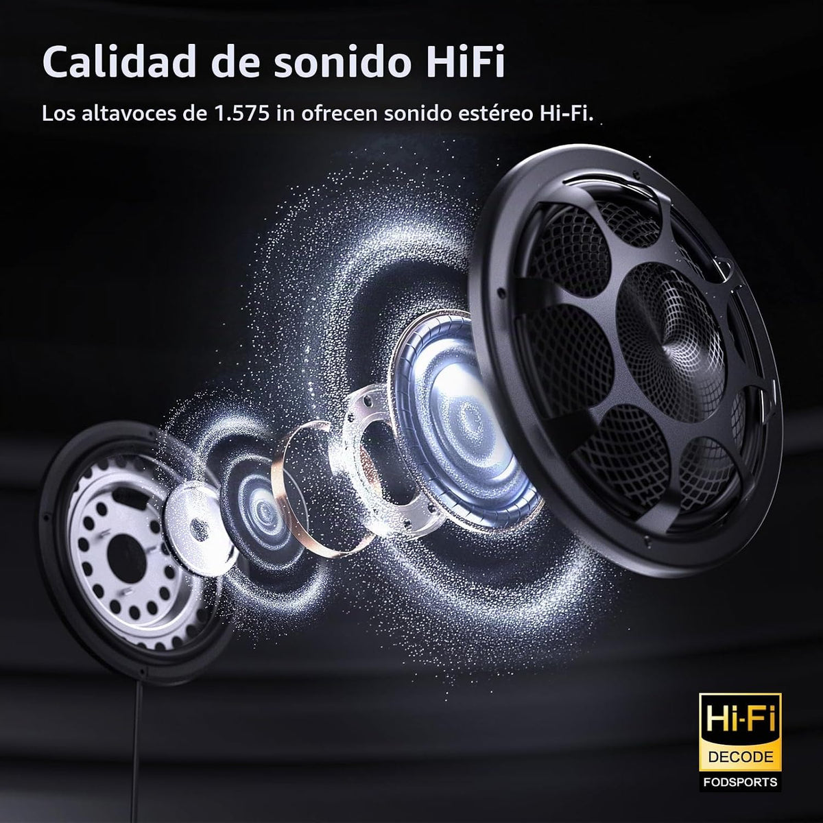 Fodsports T5 - Casco de motocicleta Bluetooth V5.4, intercomunicado...