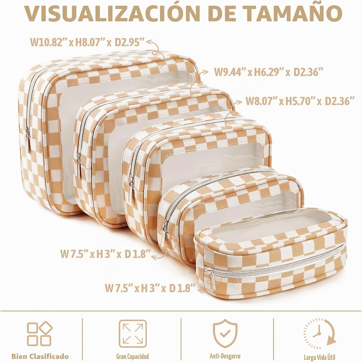 Bolsas para pañales, Caqui, Práctico: