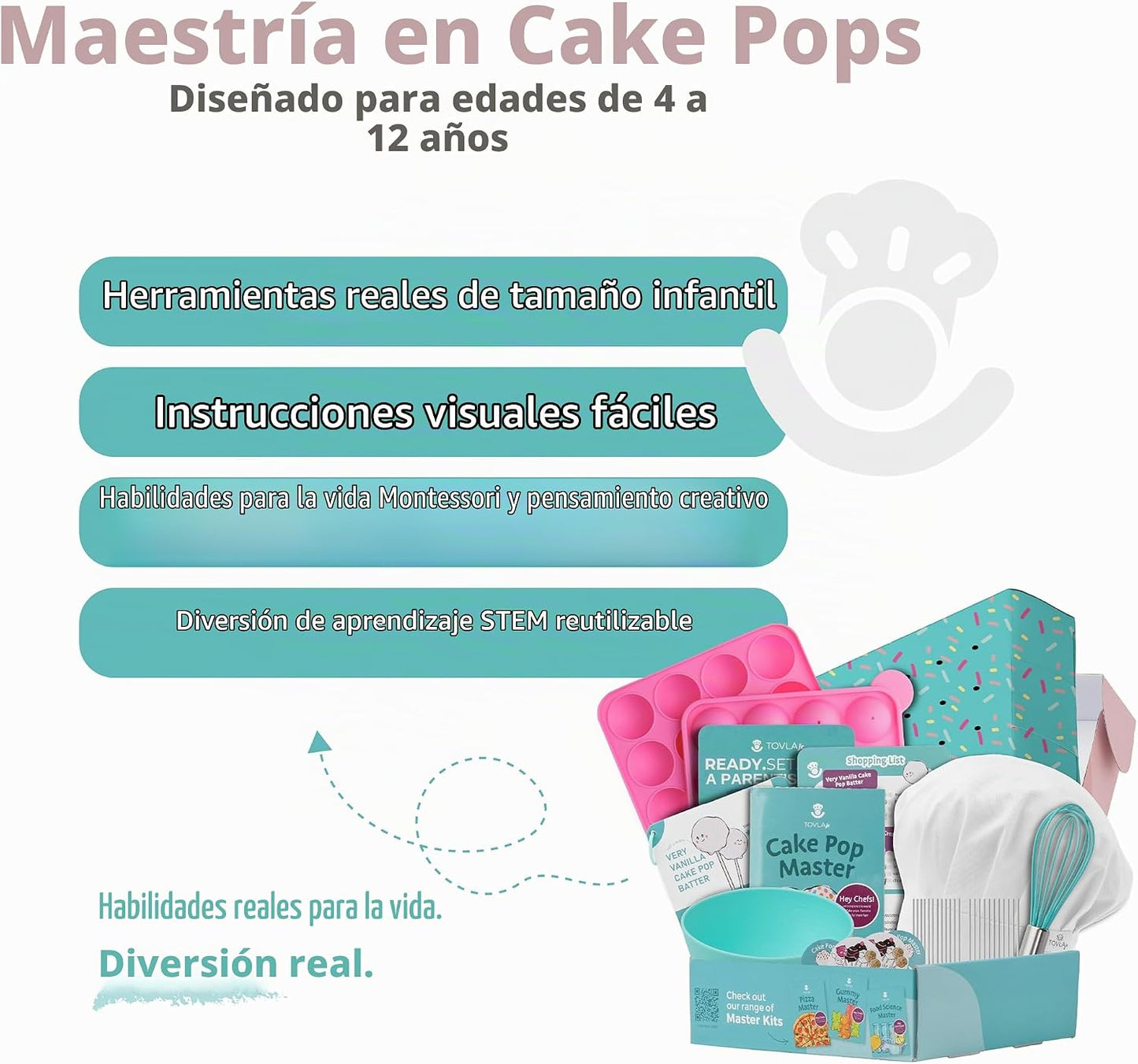 Kit de fabricación de paletas de pastel definitivo Tovla Jr. para n...