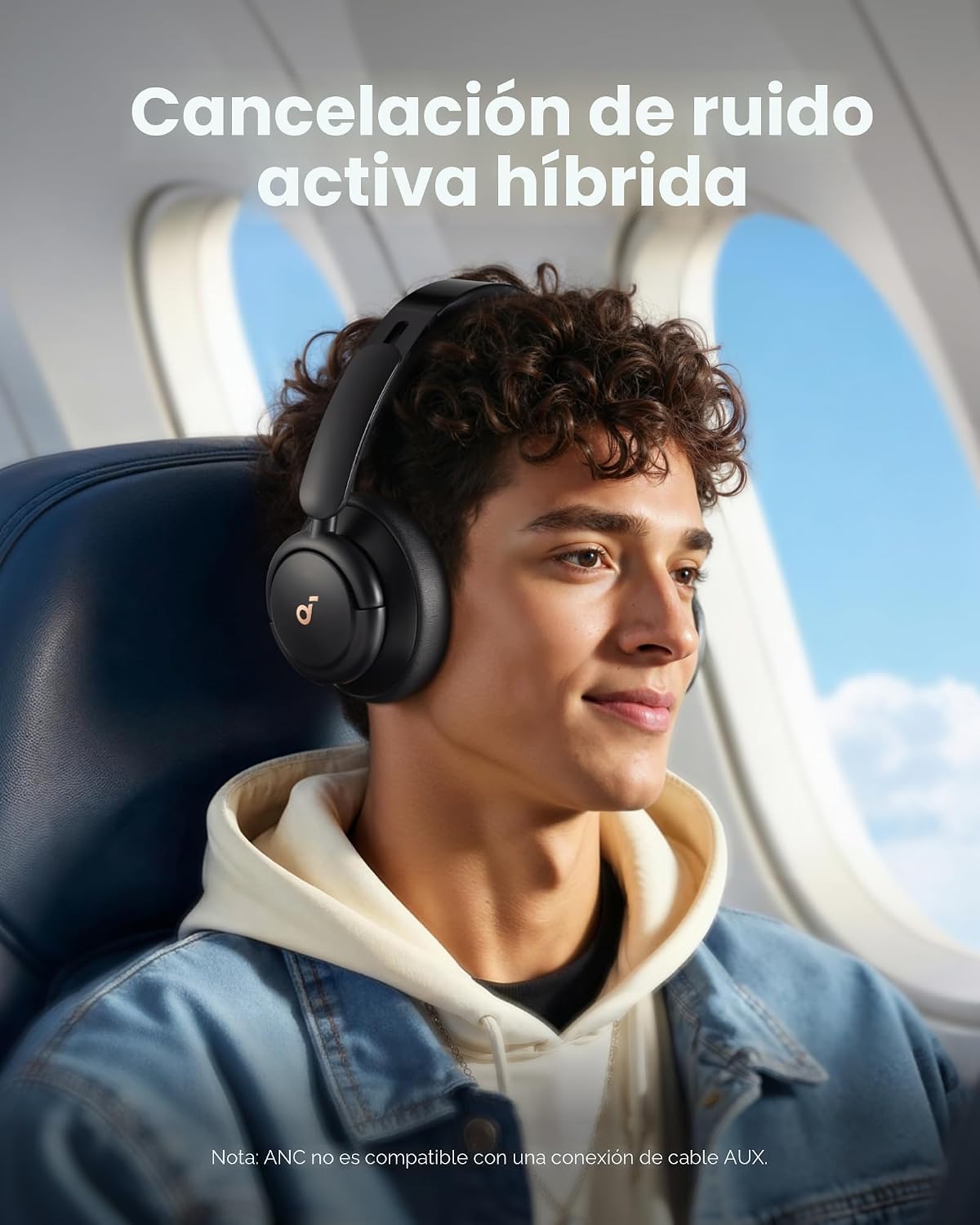 Soundcore Q30 de Anker, auriculares híbridos con cancelación activa...