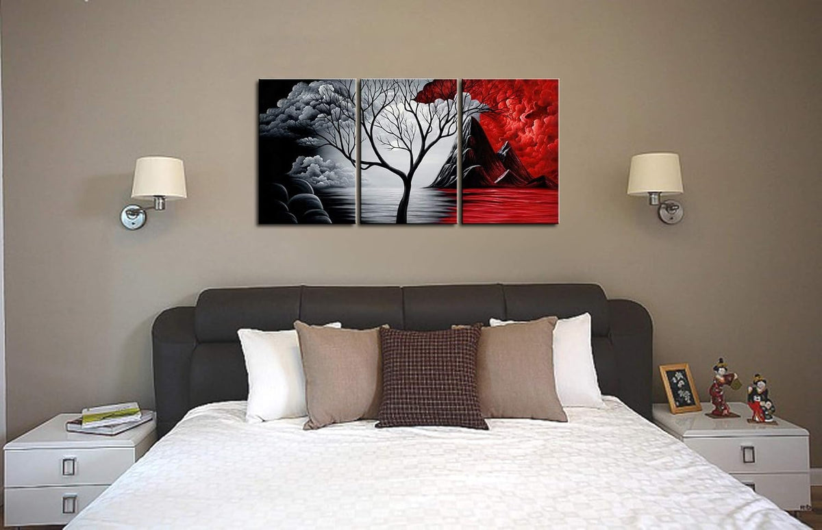 Wieco Art Lienzo decorativo para pared, cuadros abstractos para dec...