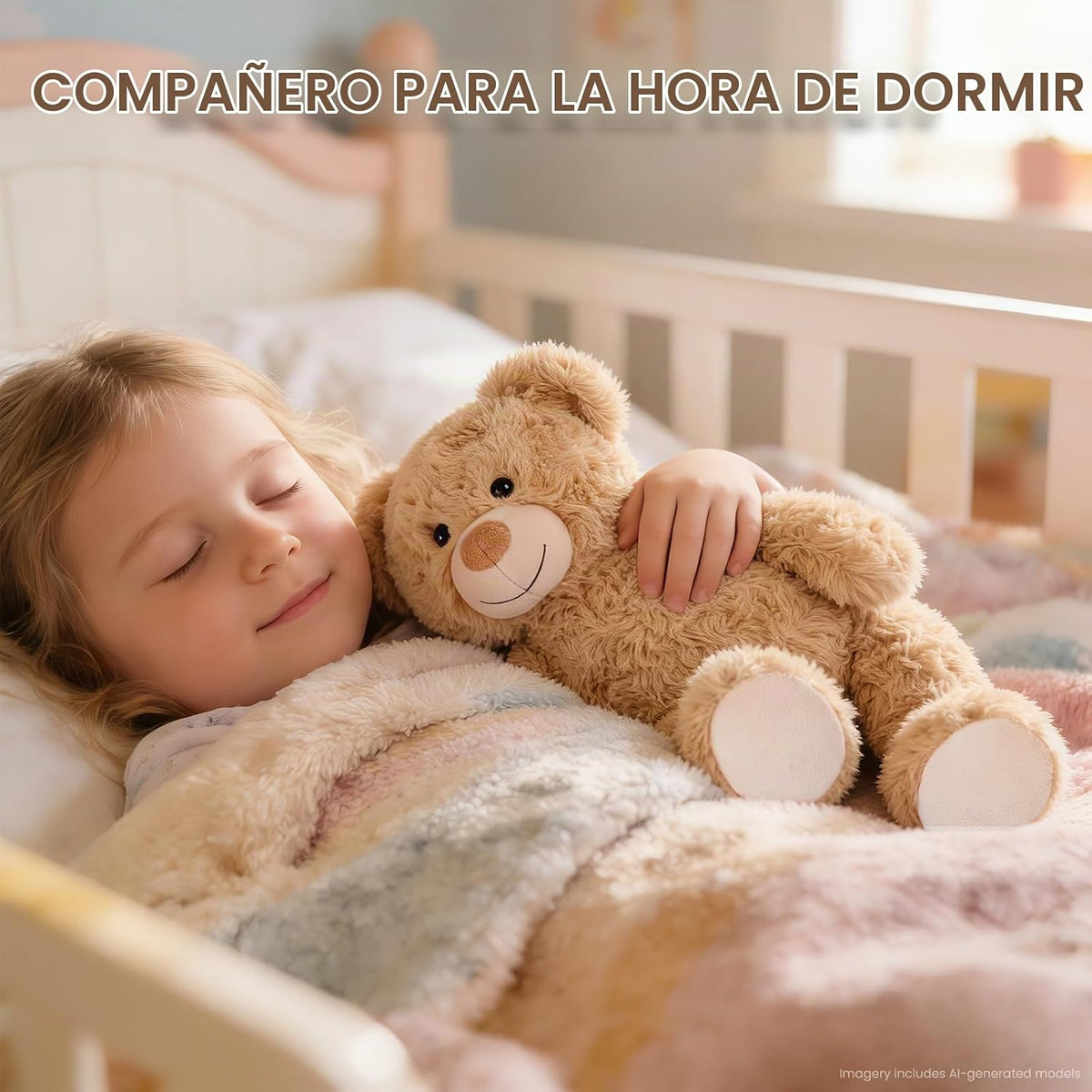 SuzziPals Almohadilla térmica de oso de peluche para calambres de p...