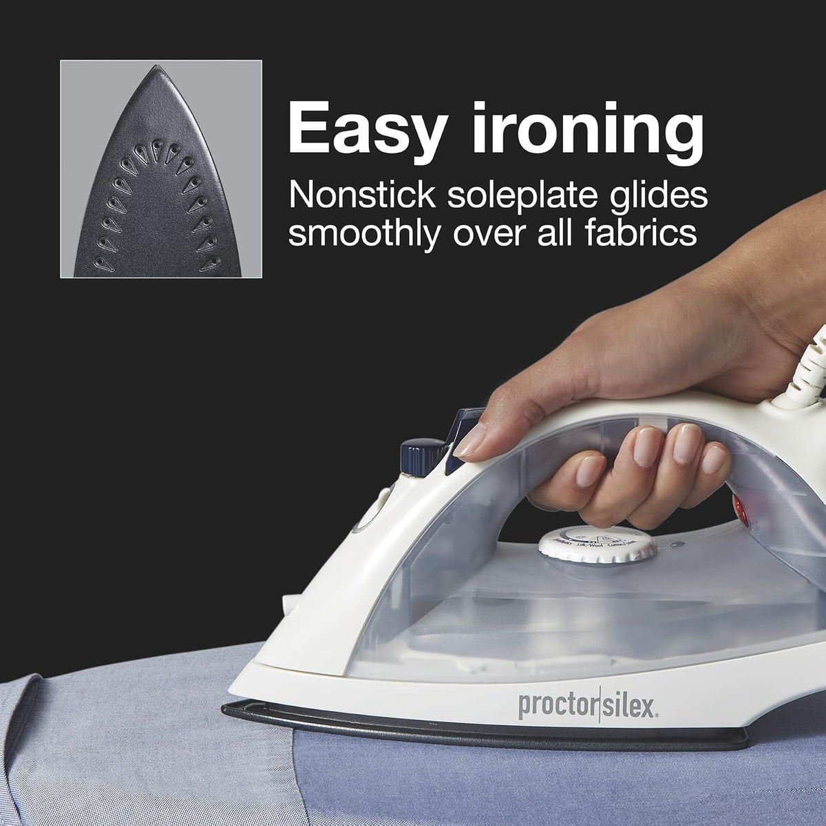 Plancha de vapor Proctor Silex para ropa con ajustes de vapor ajust...