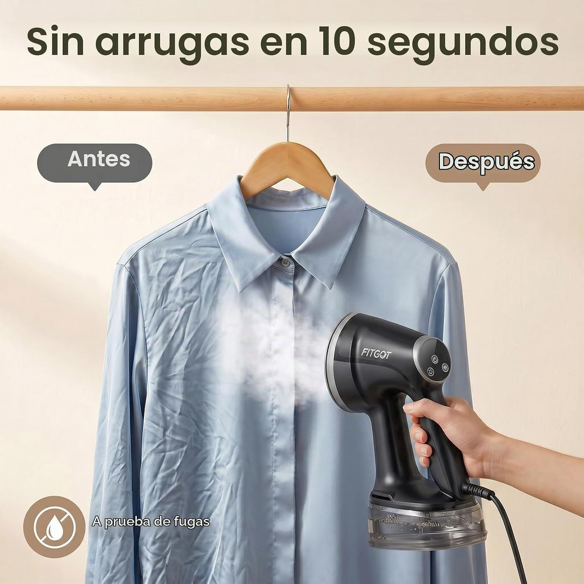 FITGOT Vaporizador para Ropa, Vaporizador de Ropa, Vaporizador de R...