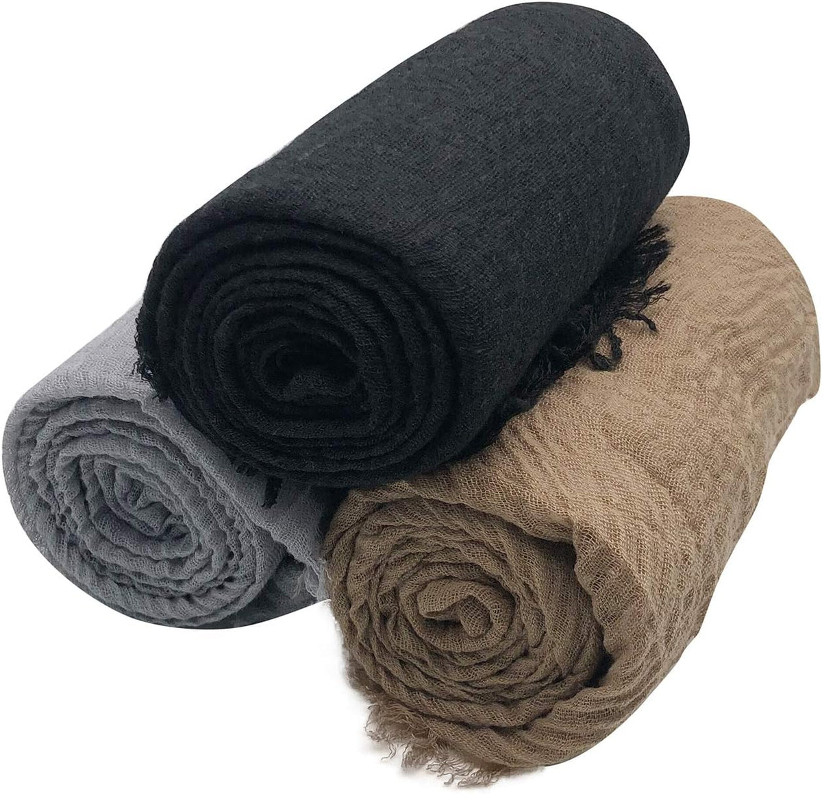 Bufanda Chal para Mujer para Todas las Estaciones 3PCS Envoltorio d...
