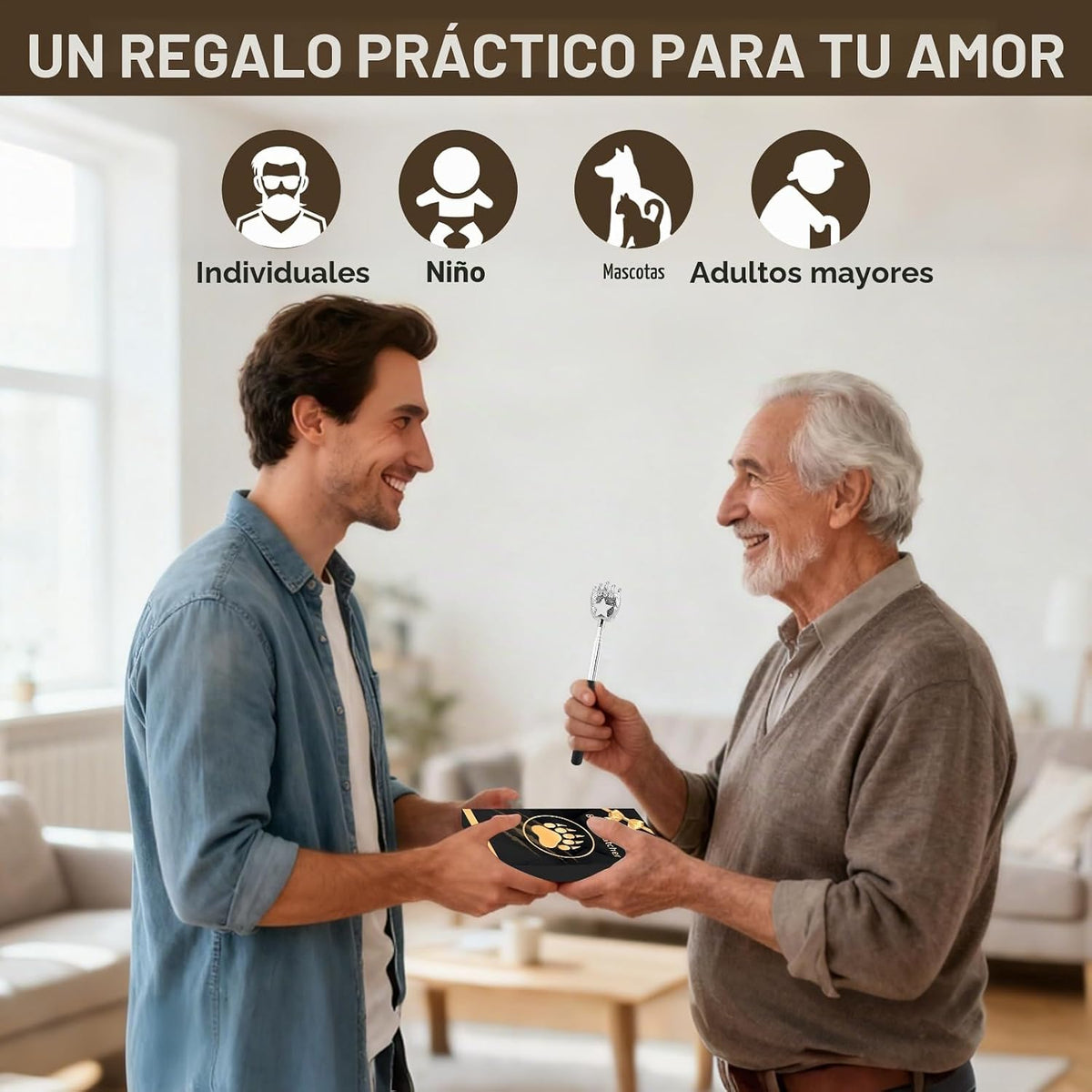 SIKEMAY - Paquete de 5 rascadores de espalda, rellenos de calcetine...