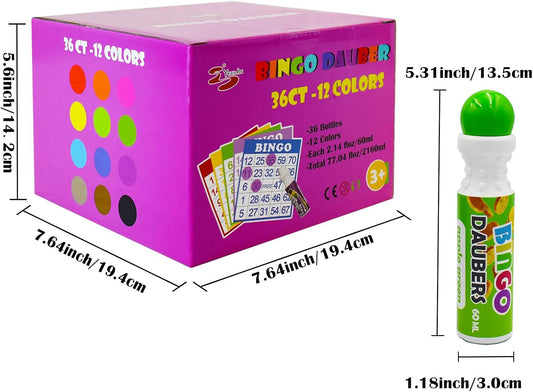 Yuanhe Bingo Daubers - Marcadores de puntos de colores mixtos, jueg...
