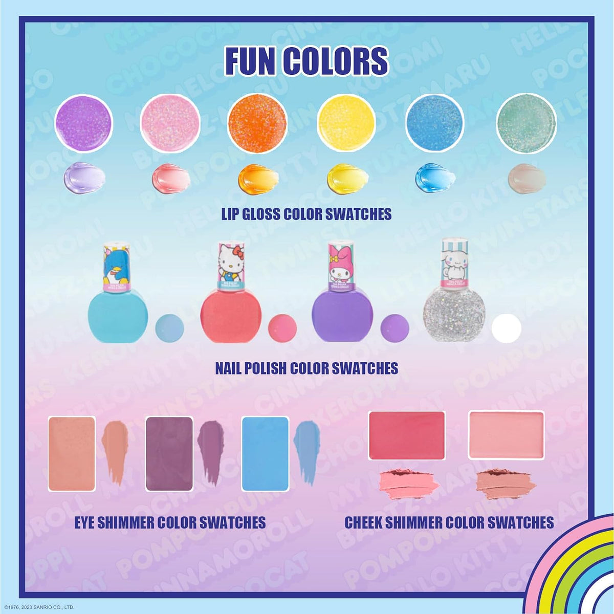 Hello Kitty - Estuche organizador de maquillaje con cosméticos, a p...