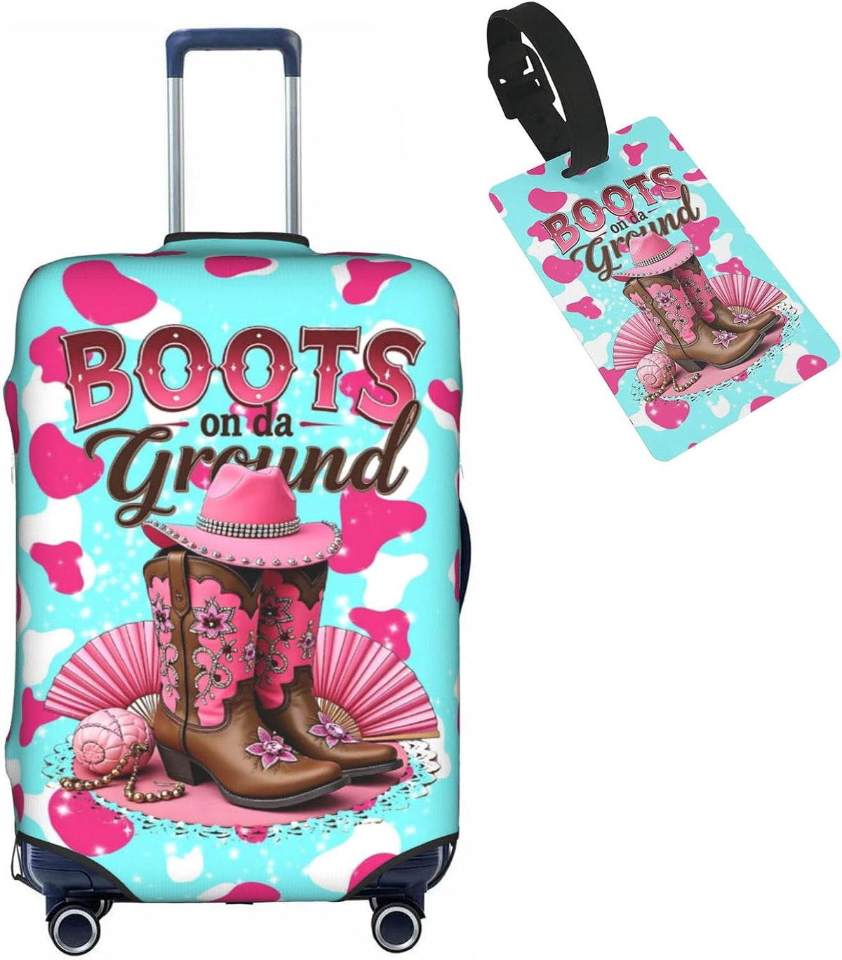 Hepmant Protector de maleta de viaje para mujer afroamericana, elás...