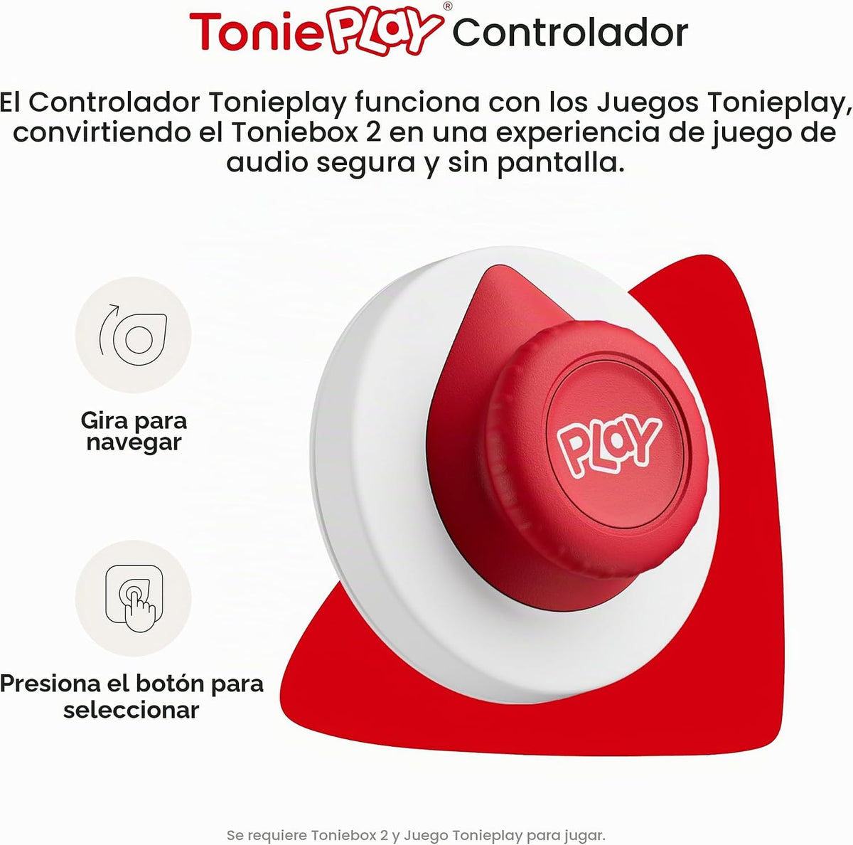 Toniebox Paquete de 2 altavoces con reproductor de audio para niños...