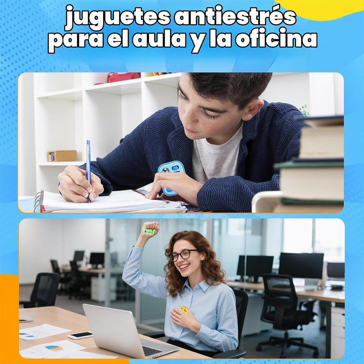 Juguetes de dedos portátiles para niños y adultos: Almohadilla de d...