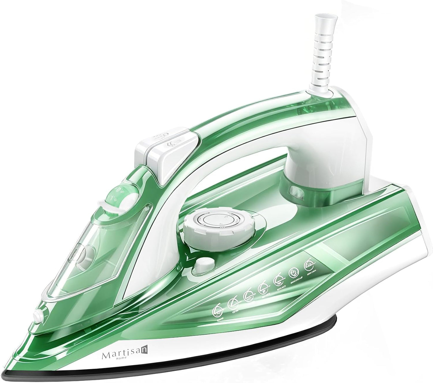 Martisan Steam Iron Lite, 1700 W, calentamiento rápido de 15 segund...