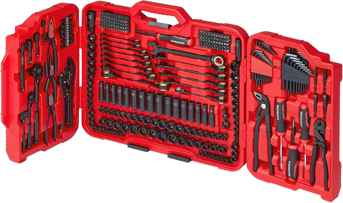 STARWORK TRUE MECHANIC - Juego de herramientas mecánicas de 312 pie...
