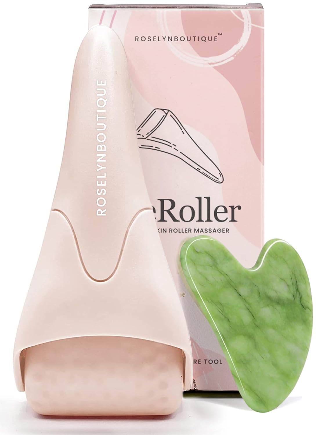 ROSELYNBOUTIQUE Rodillo de hielo para cara y herramientas faciales...