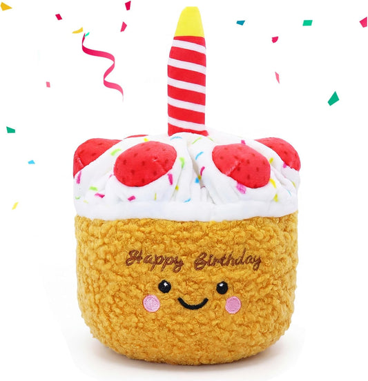 DODODOLA Juguetes de peluche duraderos para perros con papel arruga...