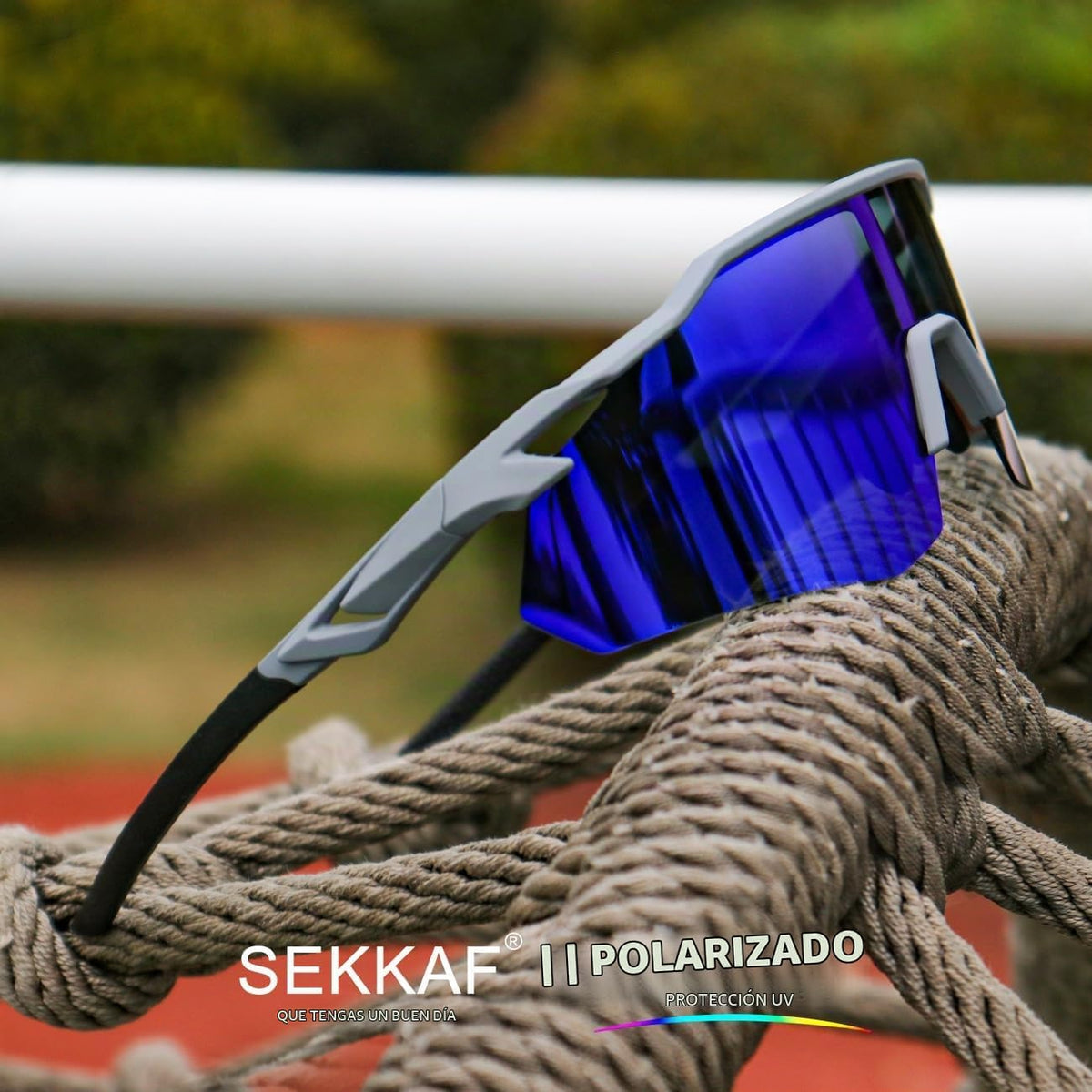 SEKKAF Gafas de sol deportivas polarizadas para hombres y mujeres,...