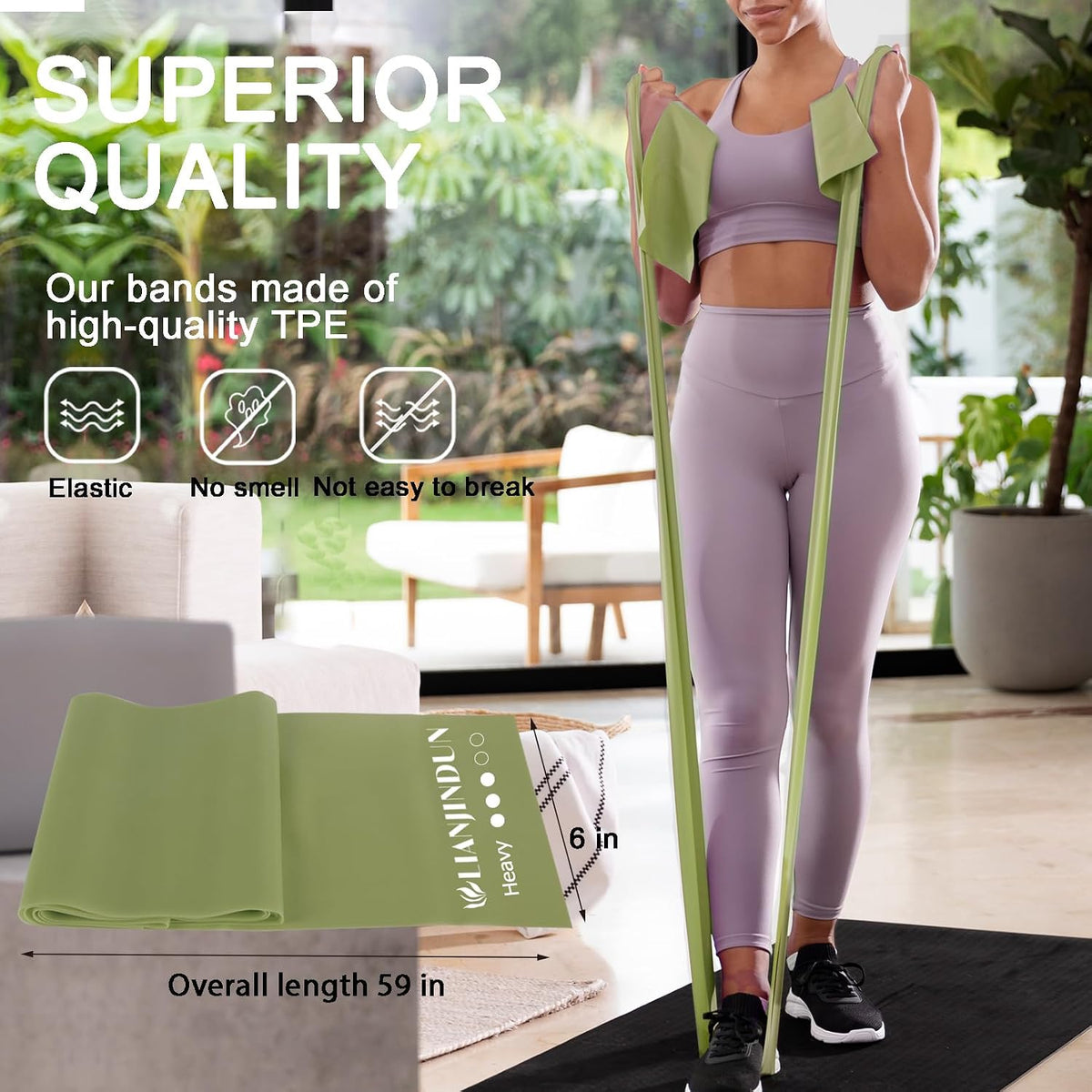Bandas de resistencia para entrenamiento, terapia física, ejercicio...