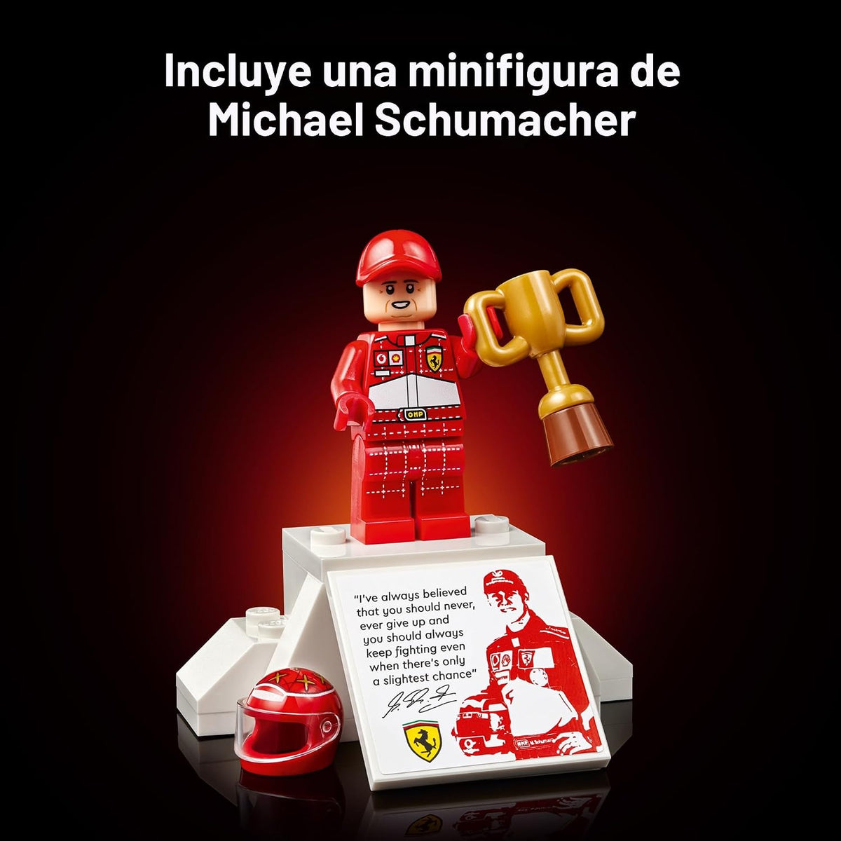 LEGO Icons Ferrari F2004 &amp; Michael Schumacher - Juego de constr...