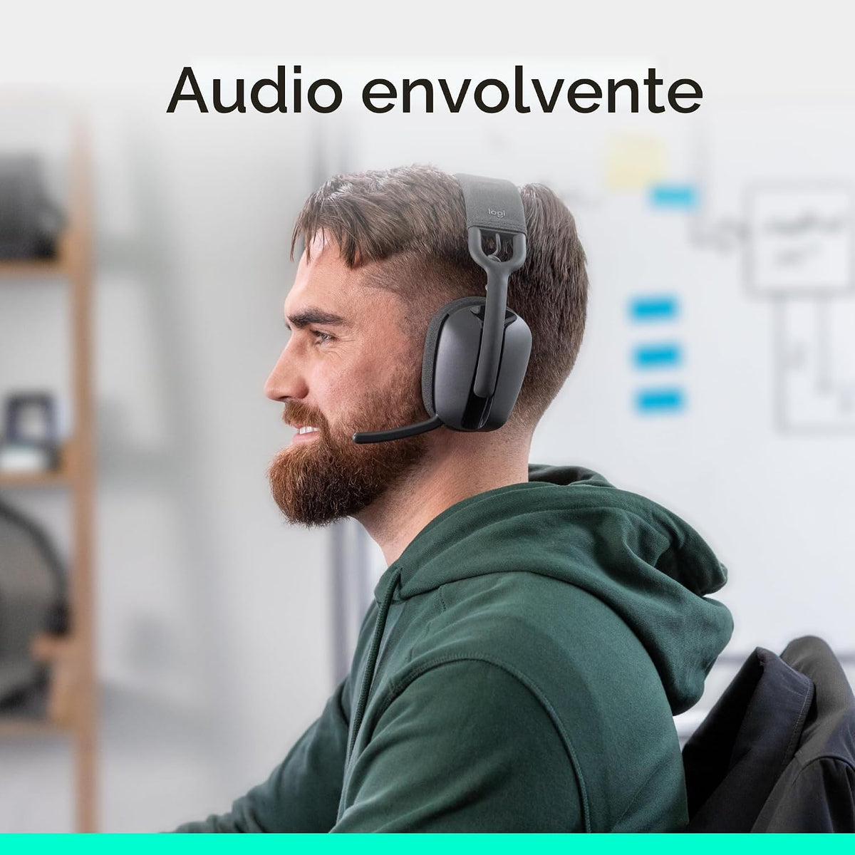 Logitech Zone Vibe 100 - Auriculares inalámbricos ligeros sobre la...