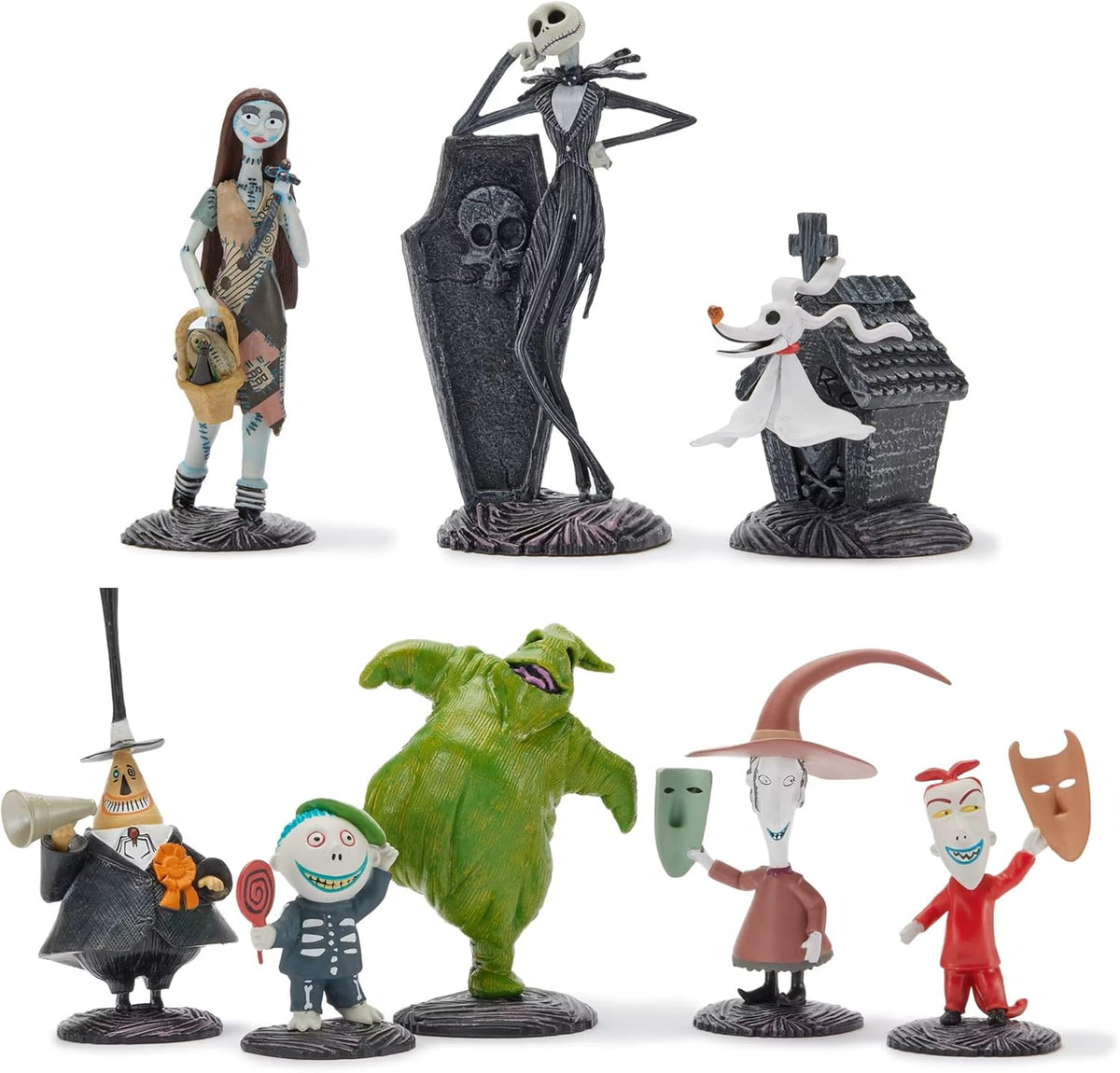 Disney Store Juego oficial de figuras de The Nightmare Before Chris...
