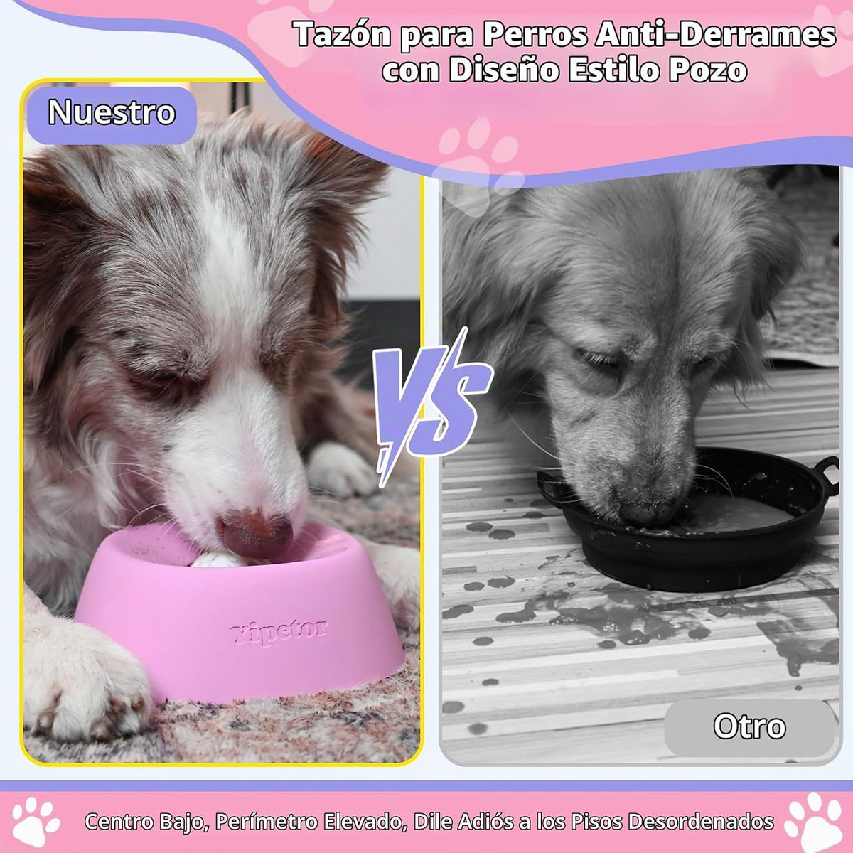 Yipetor Cuenco de lamer para perros, juguetes de rompecabezas de |...