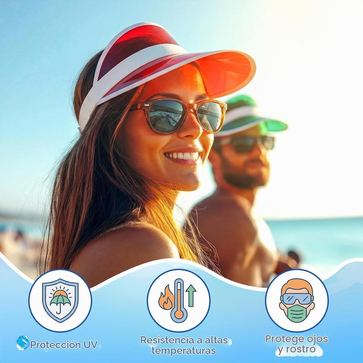 Tarpop Viseras de póquer, sombreros de casino a granel, visera de b...