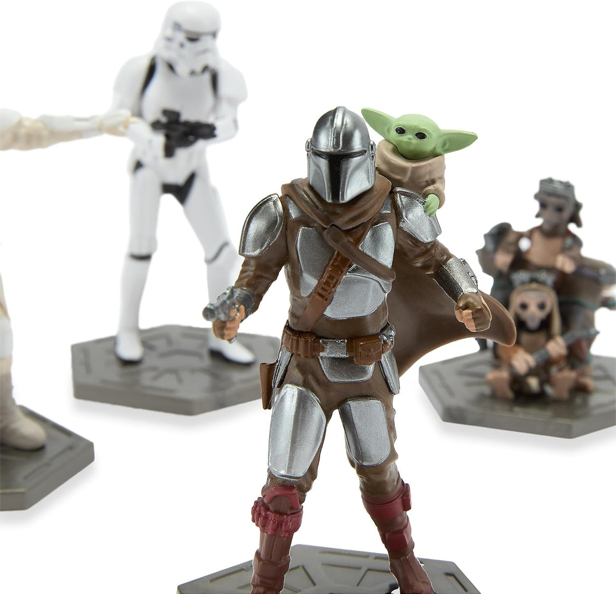 DISNEY STORE Juego oficial de figuras de Star Wars: The Mandalorian...