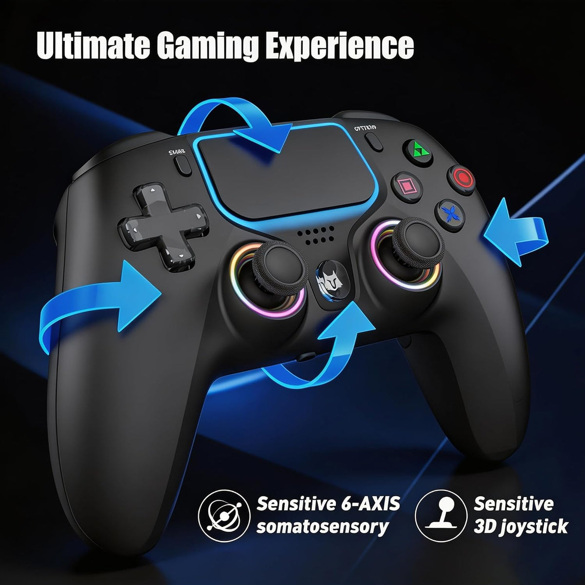 Controlador inalámbrico NBCP para PS5, compatible con PS5 Pro\/Slim...