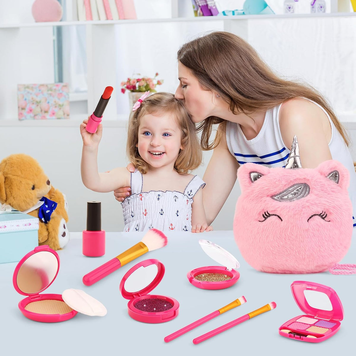 Kit de maquillaje de simulación para niños pequeños, juguetes de 3,...