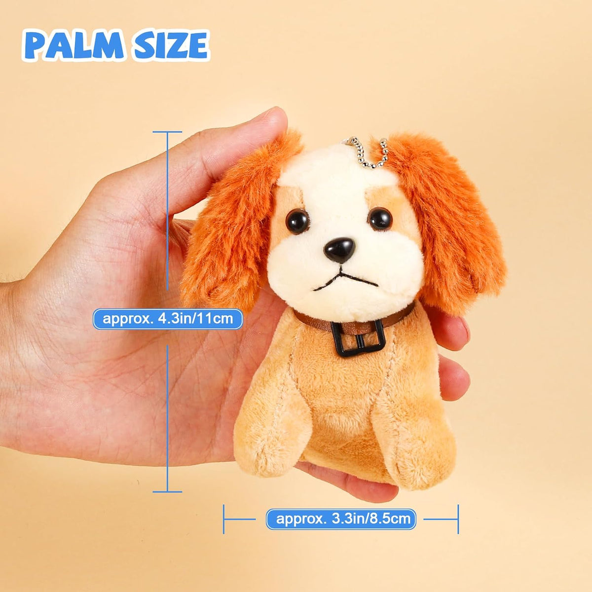 Niceup 10 cachorros de peluche pequeños de 4.5 pulgadas, a granel,...
