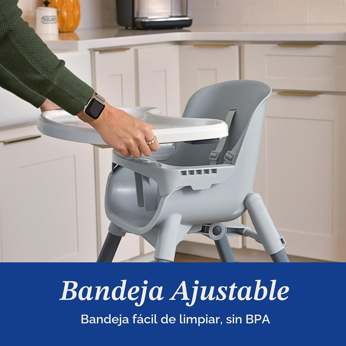 Chicco Zest - Silla alta plegable 4 en 1 para bebés y niños pequeño...