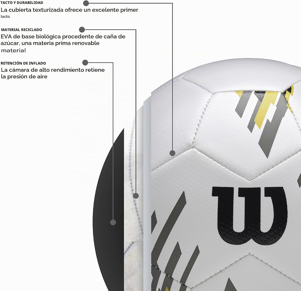 WILSON Balones de fútbol NCAA Vantage