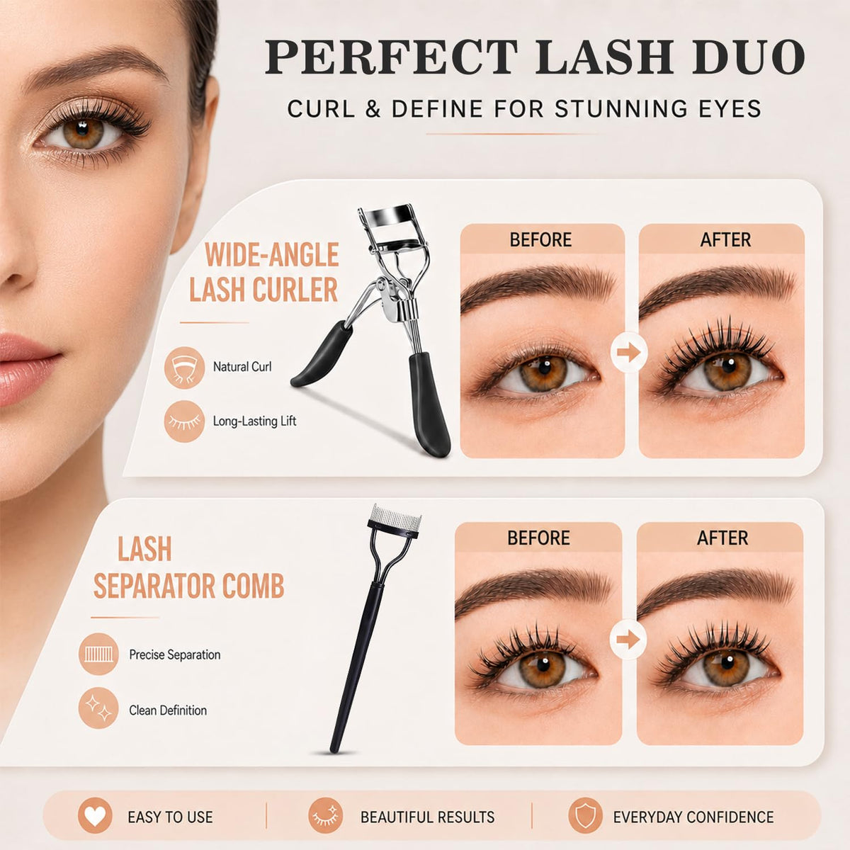 KUORYZAL Juego de brochas de maquillaje negras profesionales, 70 pi...