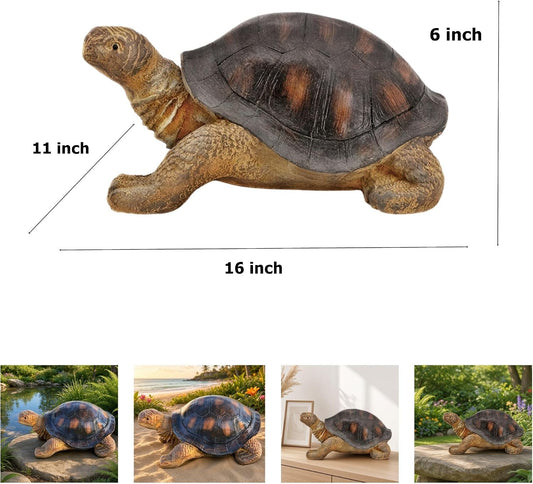 Bellaa Estatuas de jardín de tortugas para decoración del hogar, es...