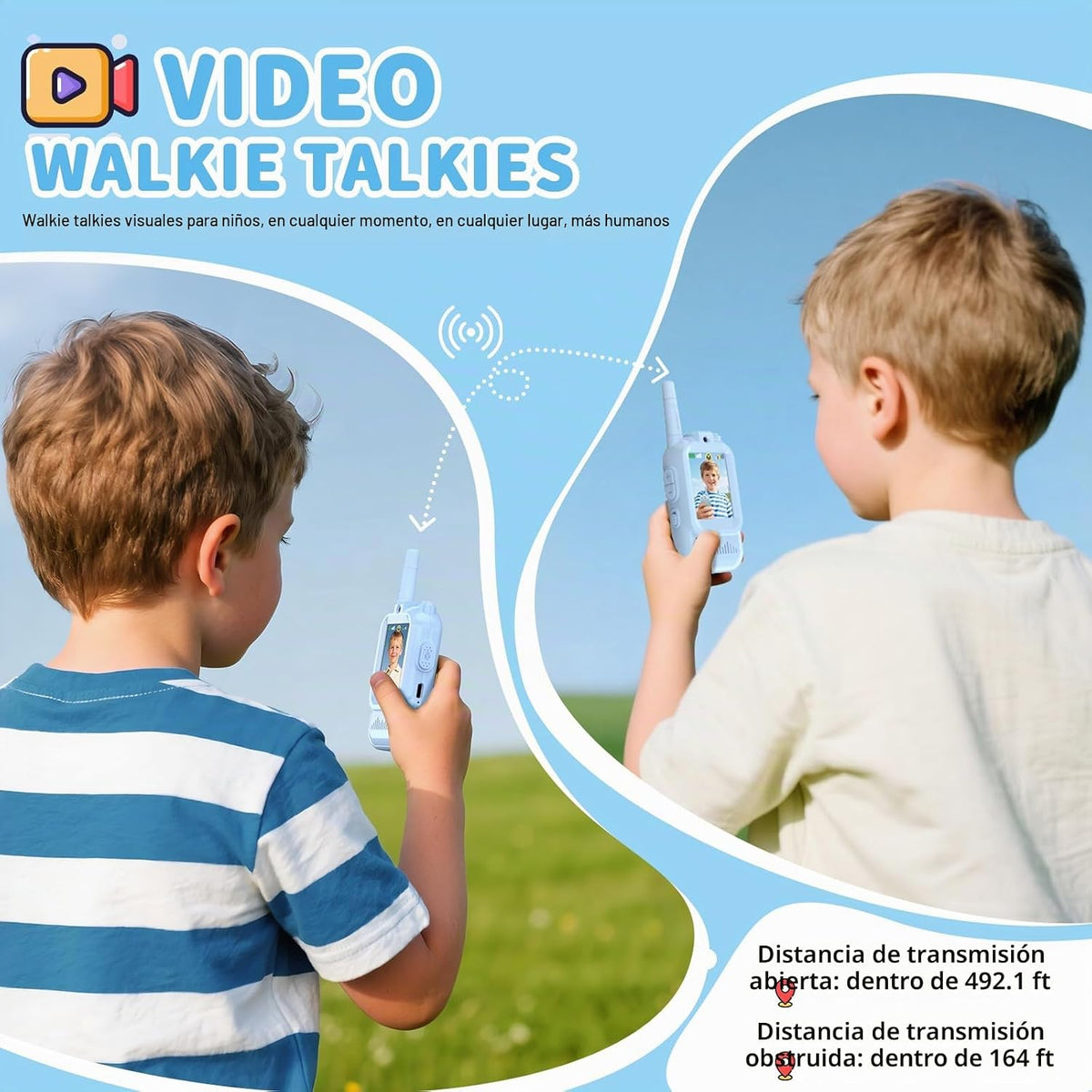Walkie Talkies de video para niños de BlueFire \u2013 Radios de jug...