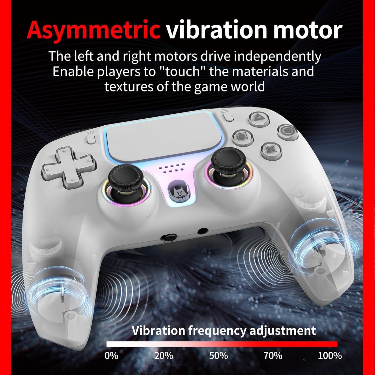 Controlador inalámbrico PS5 Efecto Hall Joystick antideriva Gamepad...