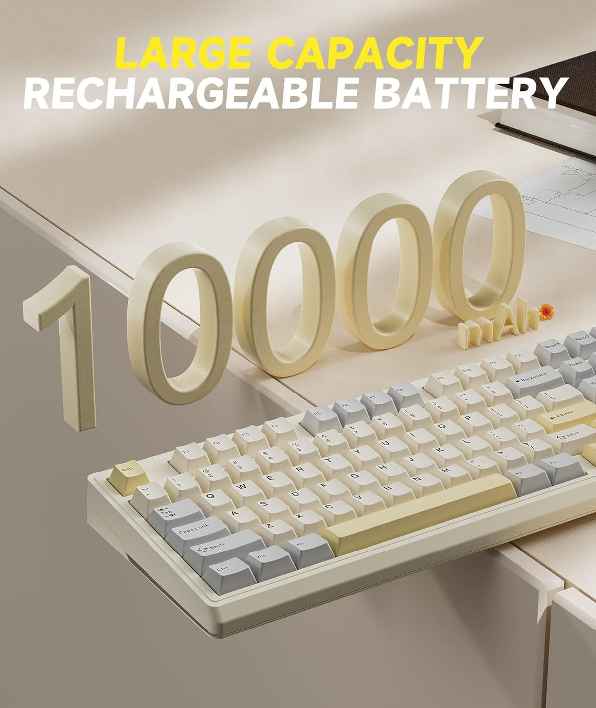 SOLAKAKA KI99 Pro - Teclado inalámbrico para juegos al 96 %, teclad...
